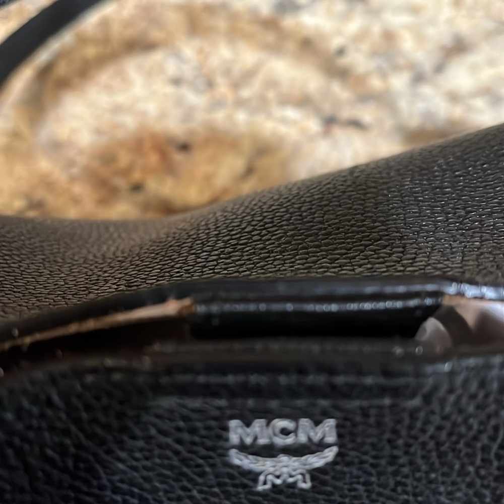 MCM Leather Visetos Shoulder Bag - Picture 7 of 12